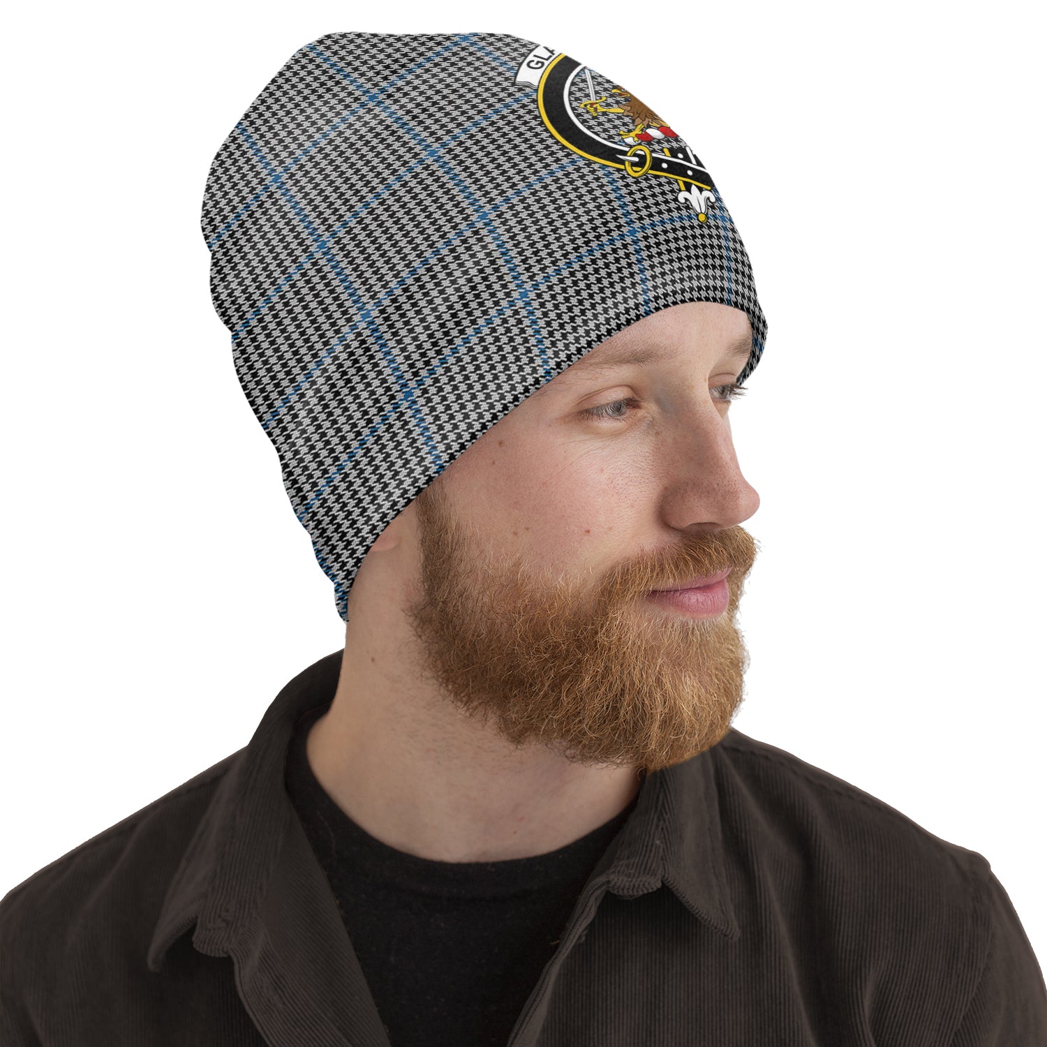 gladstone-tartan-beanies-hat-with-family-crest