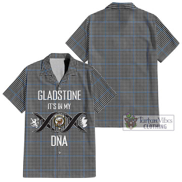 Gladstone Tartan Hawaiian Shirt with Family Crest DNA In Me Style Kid - Tartan Vibes Clothing
