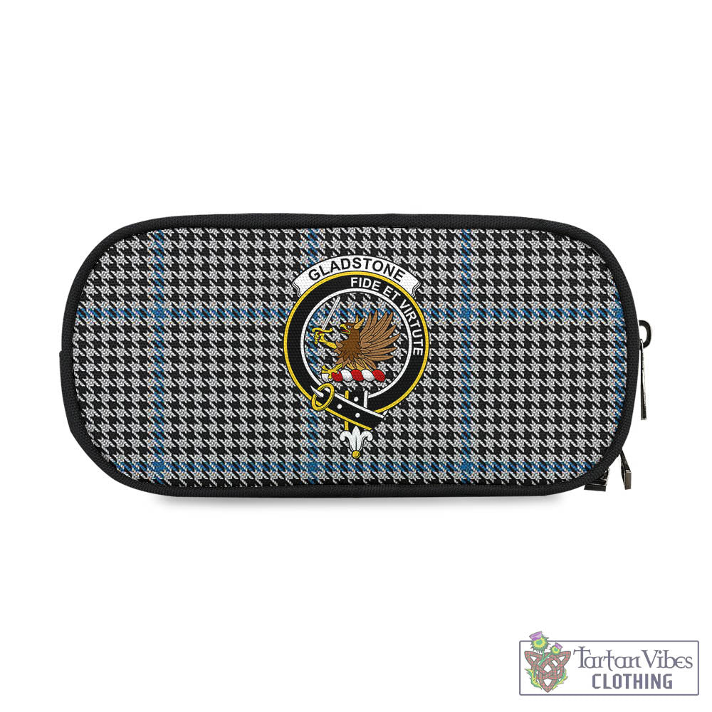 Gladstone Tartan Pen and Pencil Case with Family Crest One Size 4.13*8.74 inch - Tartan Vibes Clothing
