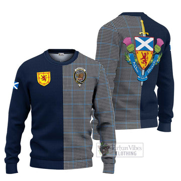 Gladstone Tartan Ugly Sweater Alba with Scottish Lion Royal Arm Half Style Unisex - Tartan Vibes Clothing