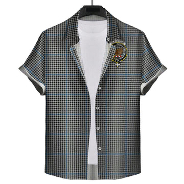 Gladstone Tartan Hawaiian Shirt with Family Crest Kid - Tartan Vibes Clothing