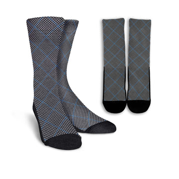 Gladstone Tartan Crew Socks Cross Style Crew Socks - Tartan Vibes Clothing