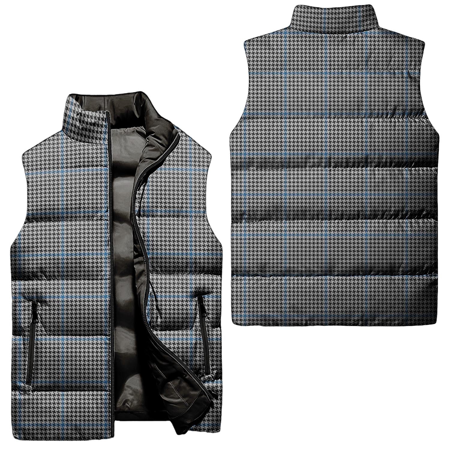 Gladstone Tartan Sleeveless Puffer Jacket Unisex - Tartan Vibes Clothing