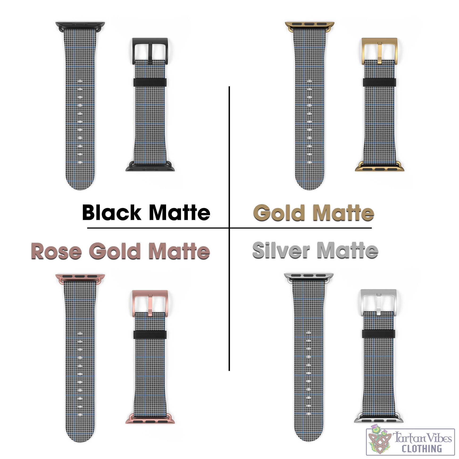Gladstone Tartan Watch Band 42 - 45 mm - Tartan Vibes Clothing