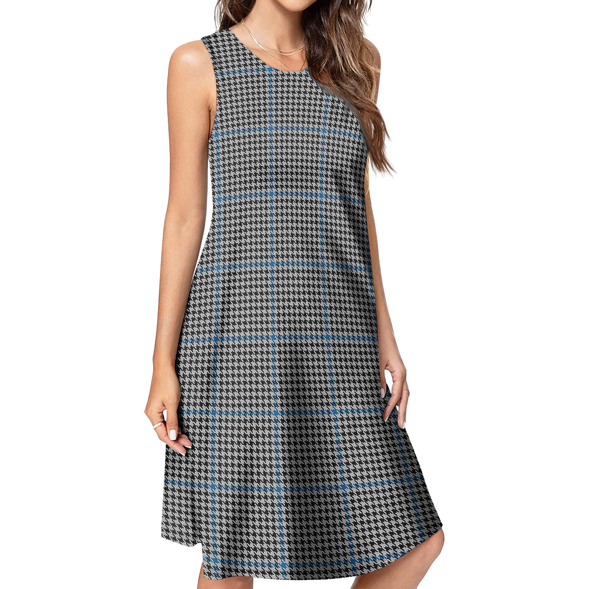 Gladstone Tartan Womens Casual Dresses 4XL - Tartan Vibes Clothing