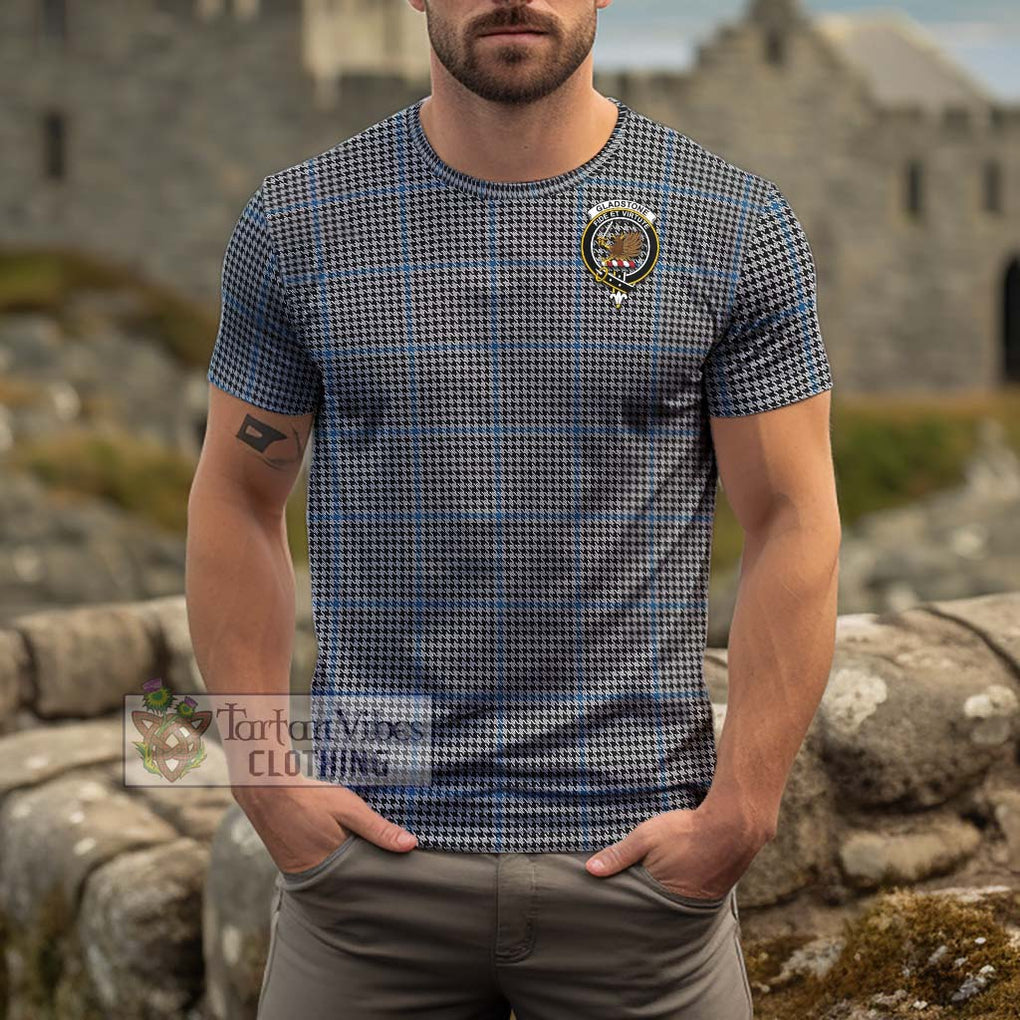 Gladstone Tartan Cotton T-Shirt with Family Crest Kid's Shirt - Tartan Vibes Clothing