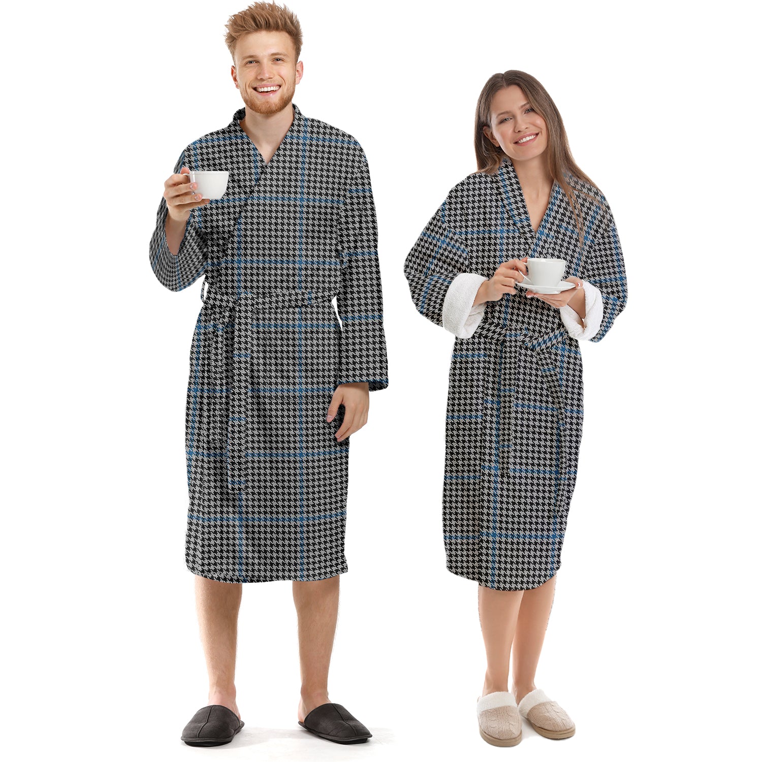 Gladstone Tartan Bathrobe Unisex S - Tartan Vibes Clothing