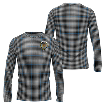 Gladstone Tartan Long Sleeve T-Shirt with Family Crest
