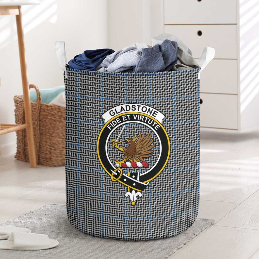 Gladstone Tartan Laundry Basket with Family Crest One Size - Tartan Vibes Clothing