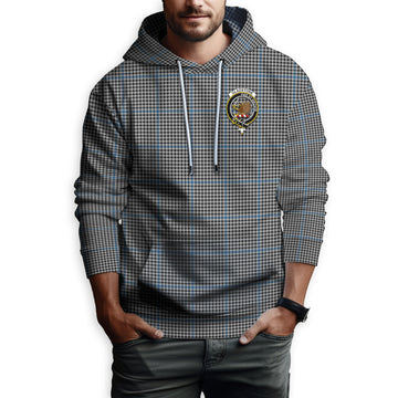 Gladstone Tartan Hoodie with Family Crest Zip Hoodie - Tartan Vibes Clothing