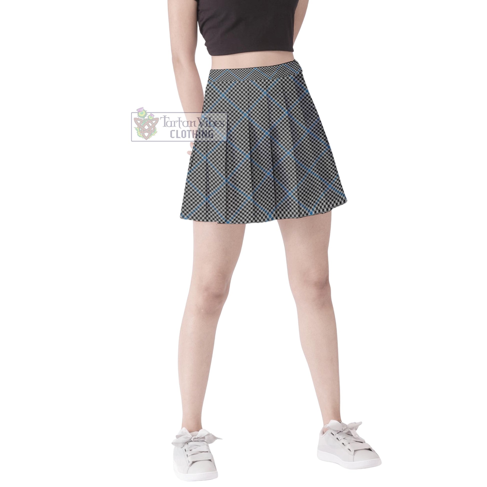 Gladstone Tartan Women's Plated Mini Skirt Cross Style Female - Tartan Vibes Clothing