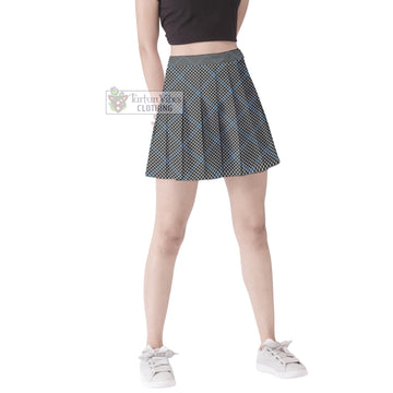 Gladstone Tartan Women's Plated Mini Skirt