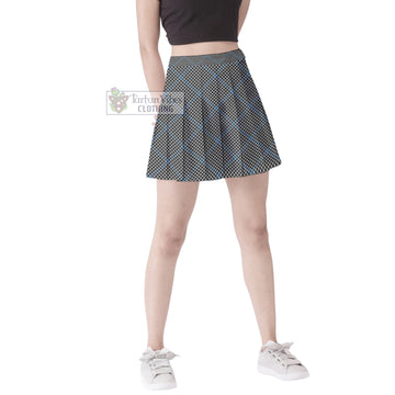 Gladstone Tartan Women's Plated Mini Skirt Cross Style Female - Tartan Vibes Clothing