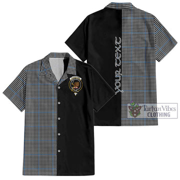 Gladstone Tartan Hawaiian Shirt with Family Crest and Half Of Me Style Kid - Tartan Vibes Clothing