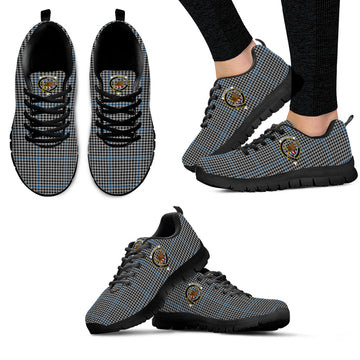 Gladstone Tartan Sneakers with Family Crest