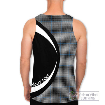 Gladstone Tartan Men's Tank Top with Family Crest Circle Style - Tartan Vibes Clothing