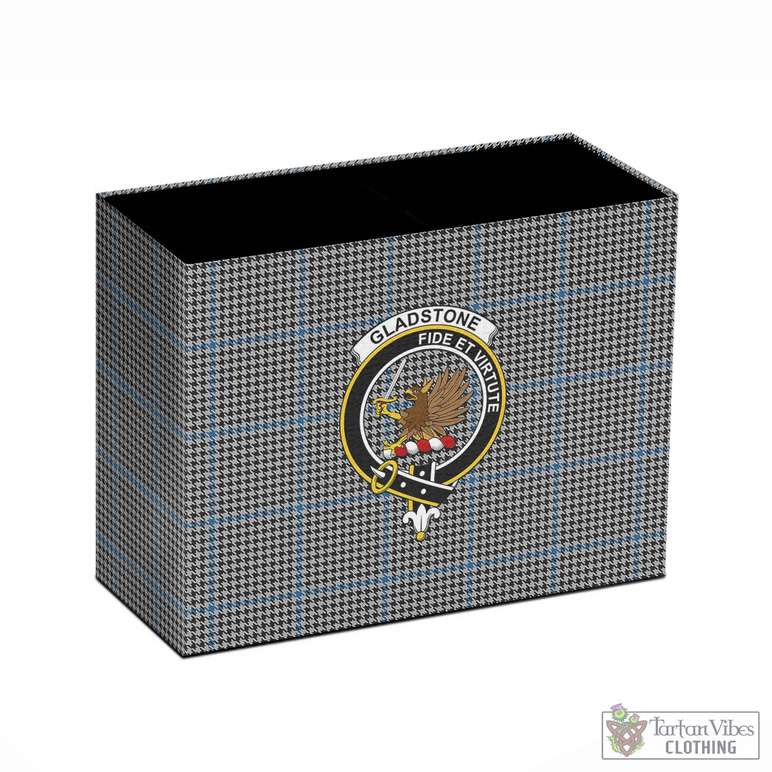 Gladstone Tartan Pen Holder with Family Crest - Tartan Vibes Clothing