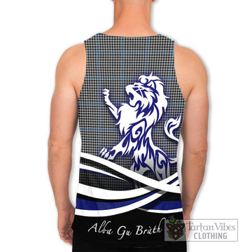 Gladstone Tartan Men's Tank Top with Alba Gu Brath Regal Lion Emblem - Tartan Vibes Clothing