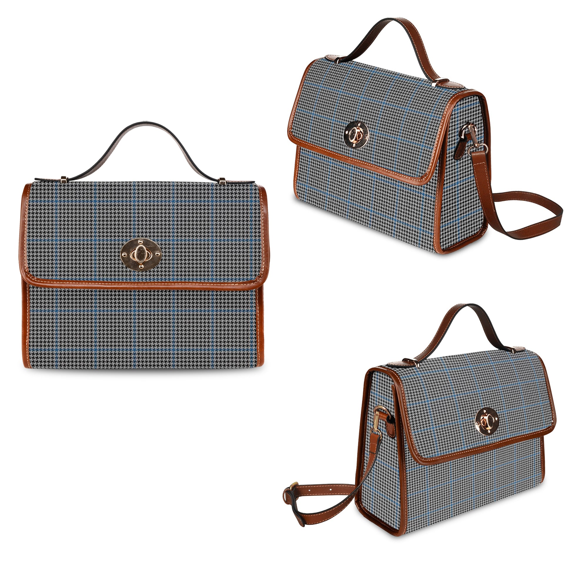 gladstone-tartan-leather-strap-waterproof-canvas-bag