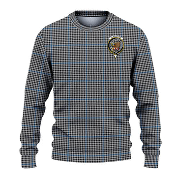 Gladstone Tartan Ugly Sweater with Family Crest - Tartan Vibes Clothing