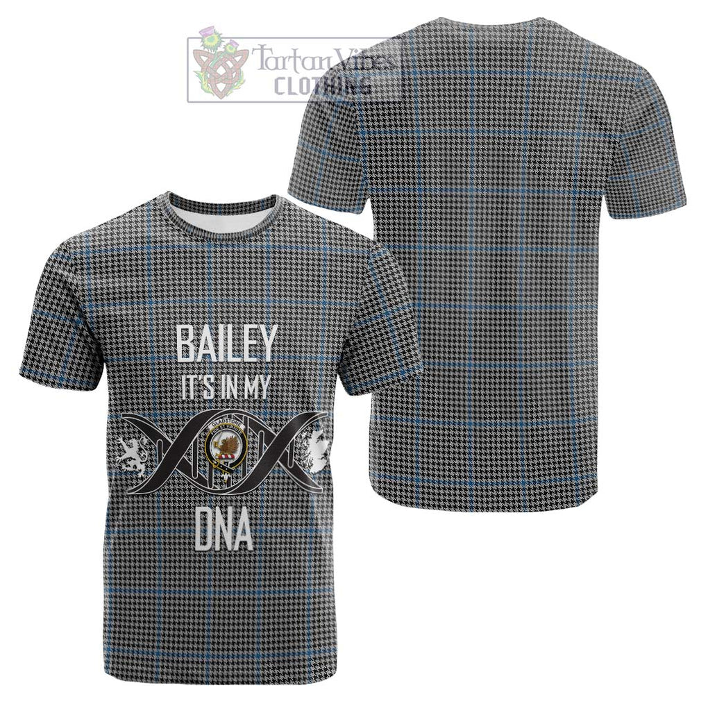 Gladstone Tartan Cotton T-shirt with Family Crest DNA In Me Style Kid's Shirt - Tartan Vibes Clothing