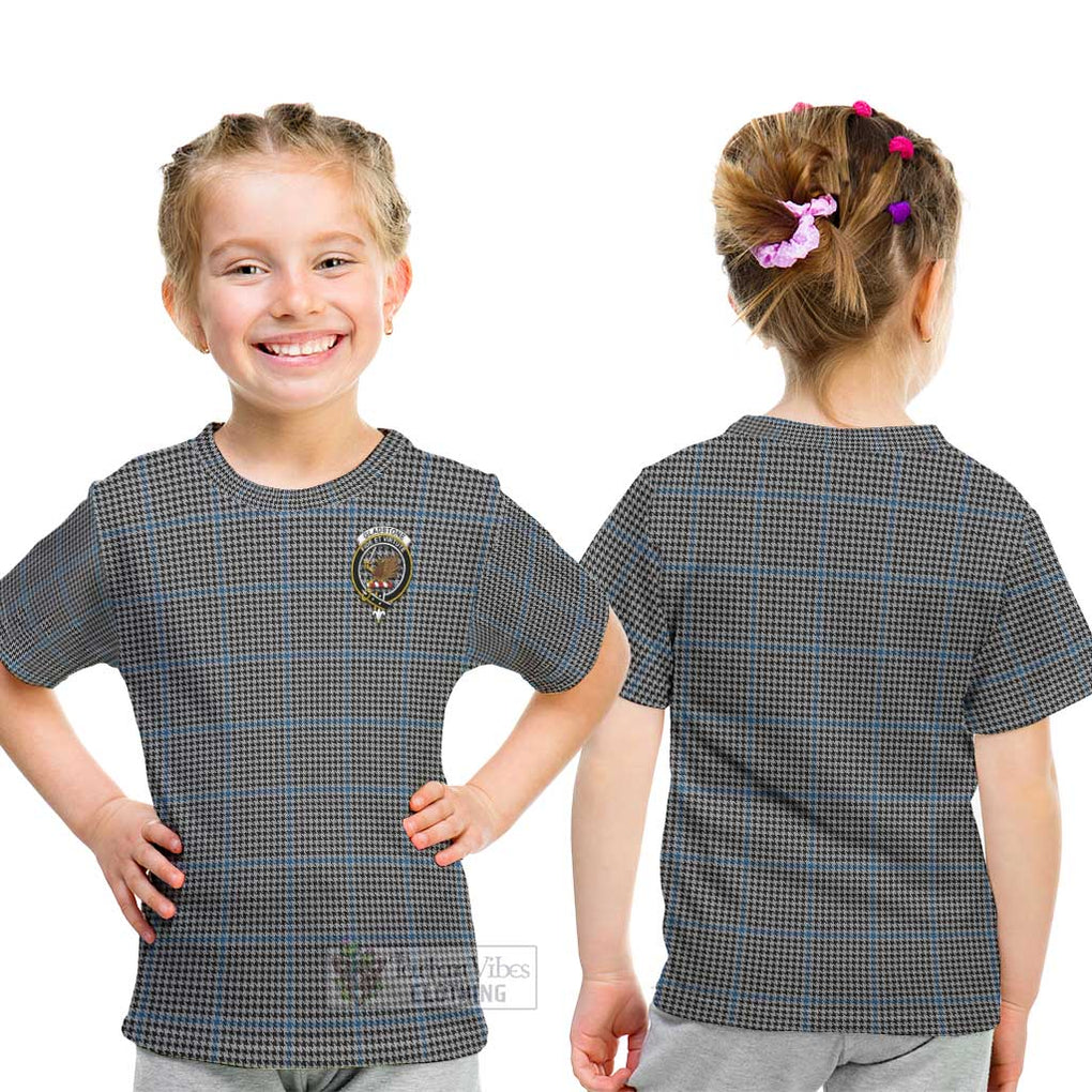 Gladstone Tartan Kid T-Shirt with Family Crest - Tartan Vibes Clothing