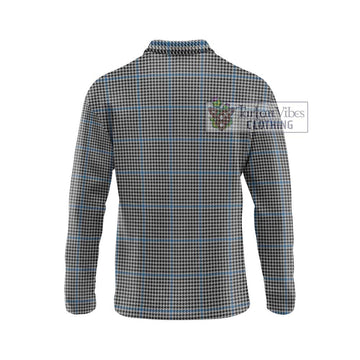 Gladstone Tartan Long Sleeve Polo Shirt with Family Crest DNA In Me Style - Tartan Vibes Clothing