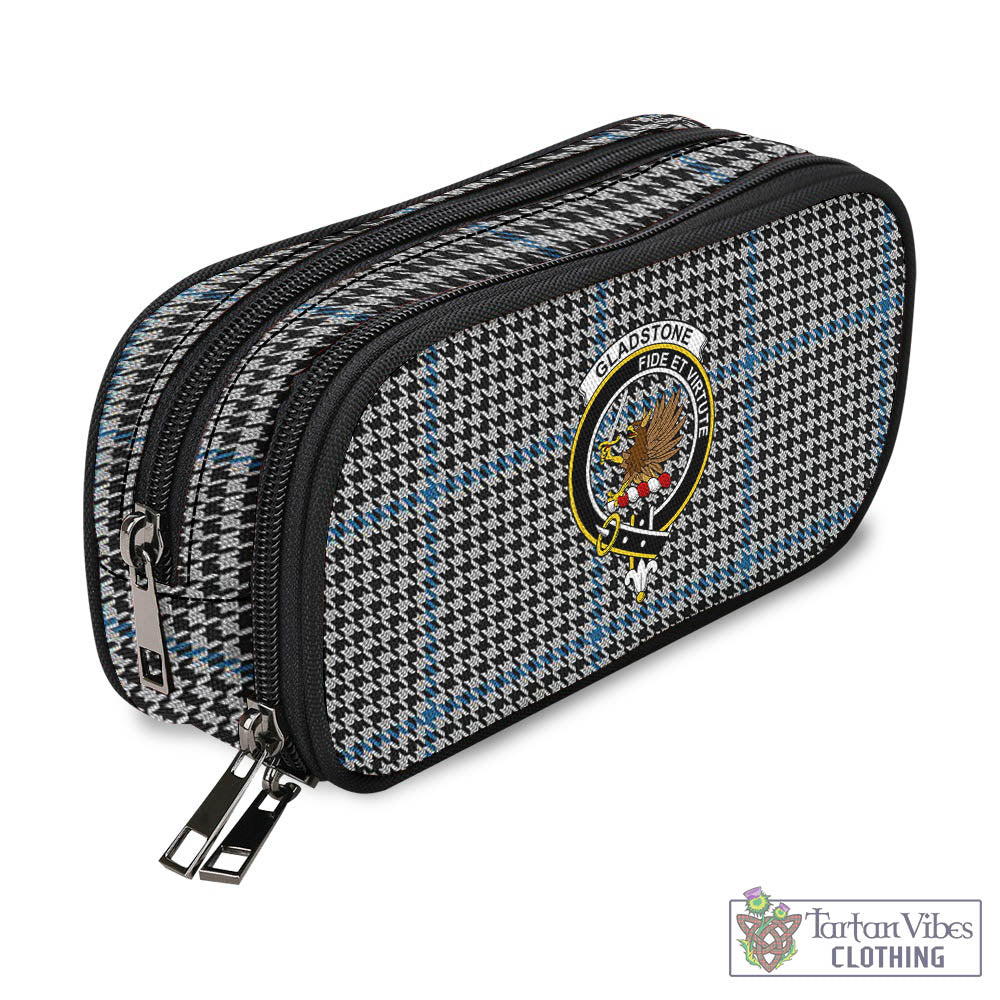 Gladstone Tartan Pen and Pencil Case with Family Crest - Tartan Vibes Clothing