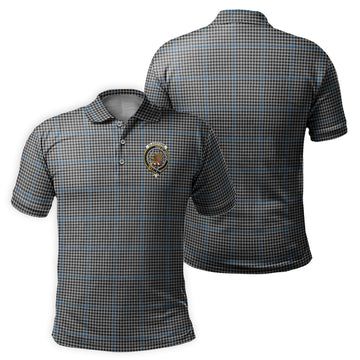 Gladstone Tartan Men's Polo Shirt with Family Crest