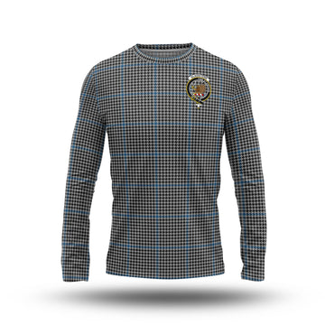 Gladstone Tartan Long Sleeve T-Shirt with Family Crest