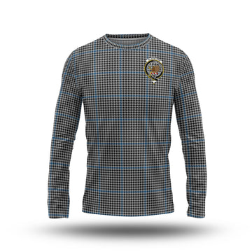 Gladstone Tartan Long Sleeve T-Shirt with Family Crest - Tartan Vibes Clothing