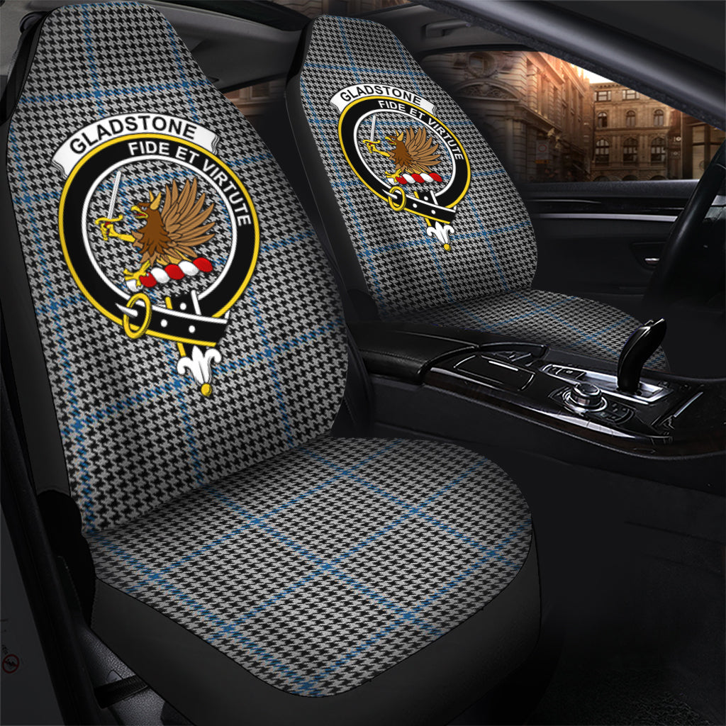 Gladstone Tartan Car Seat Cover with Family Crest - Tartan Vibes Clothing