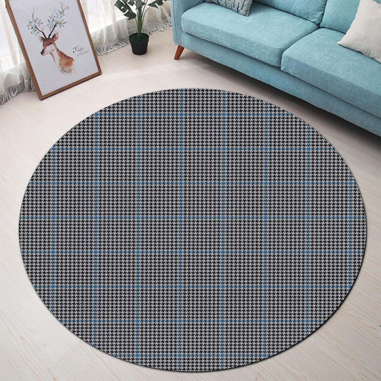 Gladstone Tartan Round Rug - Tartan Vibes Clothing