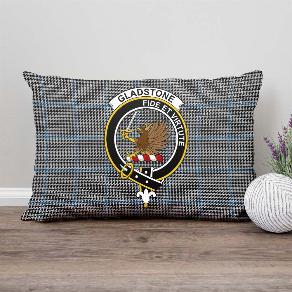 Gladstone Tartan Pillow Cover with Family Crest - Tartan Vibes Clothing