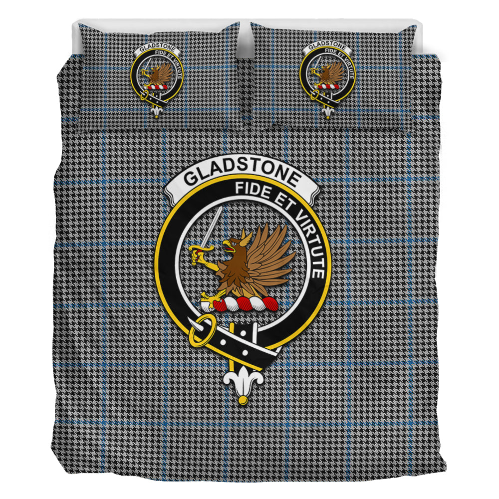 Gladstone Tartan Bedding Set with Family Crest - Tartan Vibes Clothing