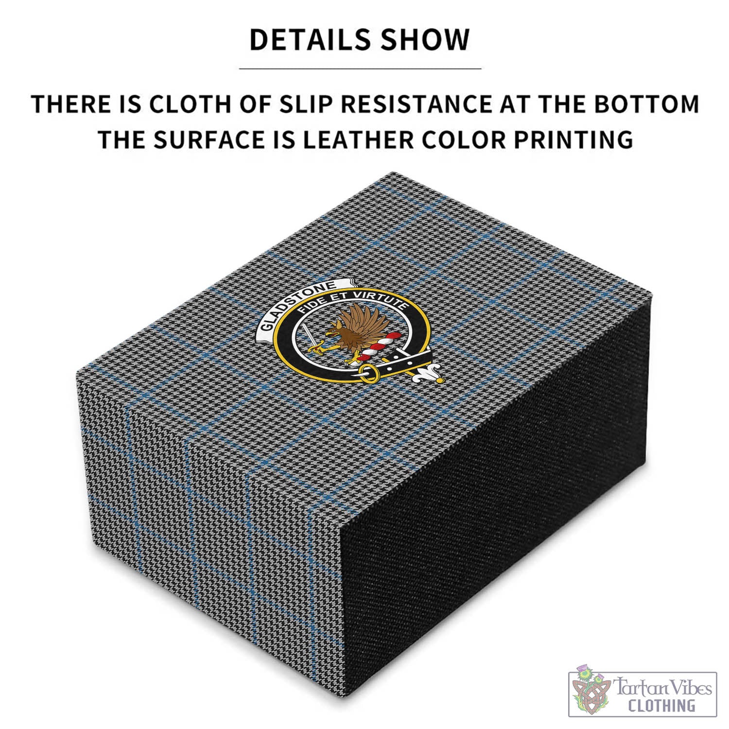 Gladstone Tartan Pen Holder with Family Crest - Tartan Vibes Clothing