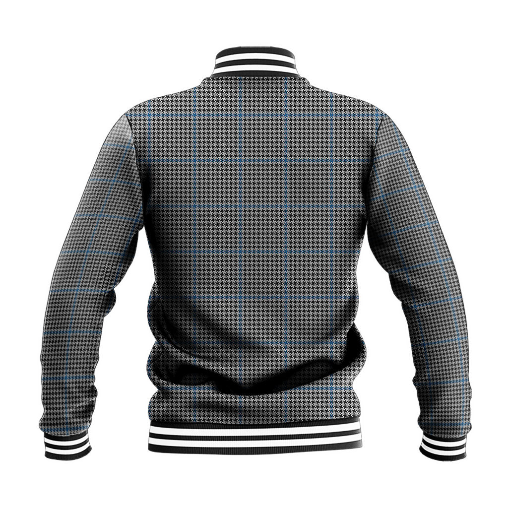 Gladstone Tartan Baseball Jacket with Family Crest - Tartan Vibes Clothing