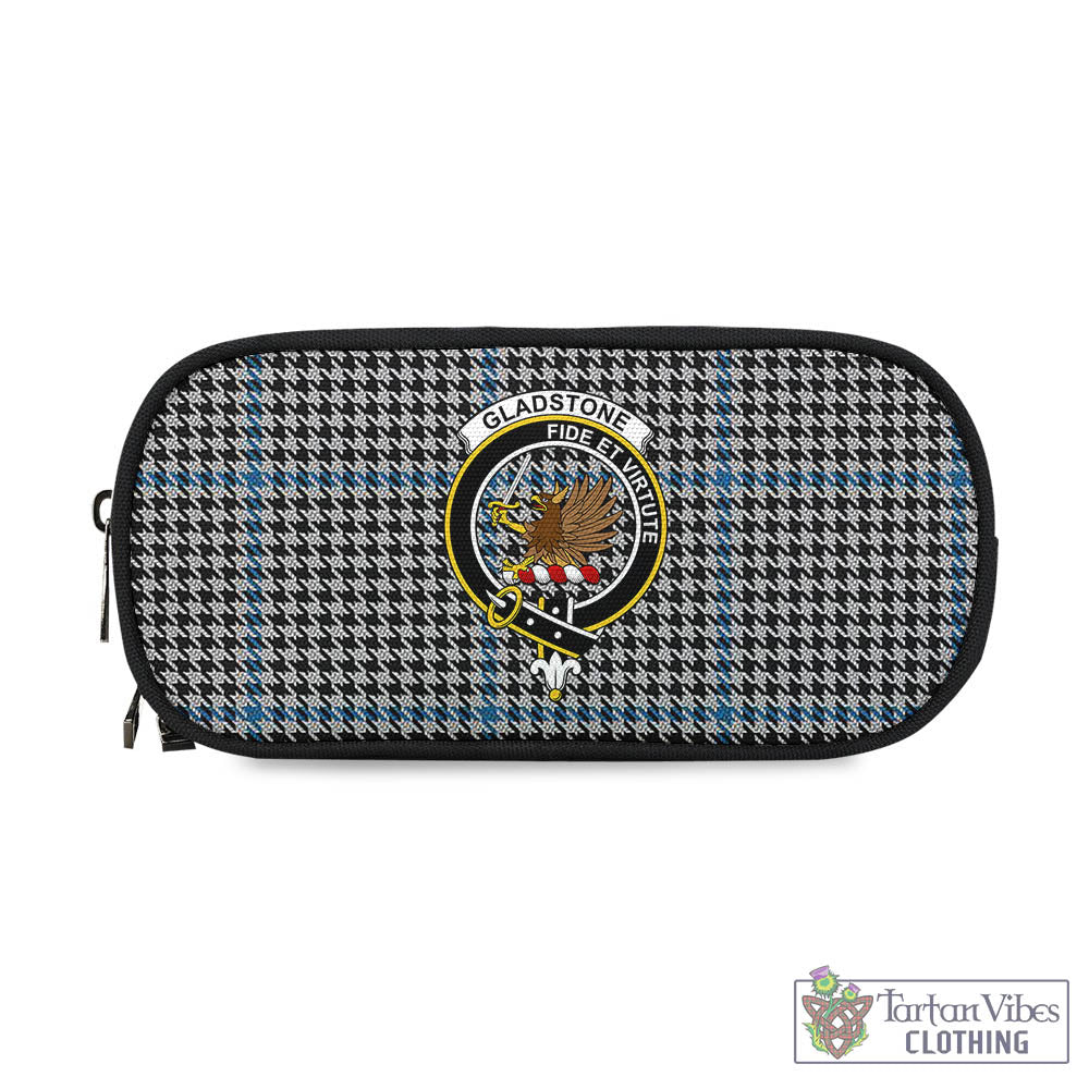Gladstone Tartan Pen and Pencil Case with Family Crest - Tartan Vibes Clothing