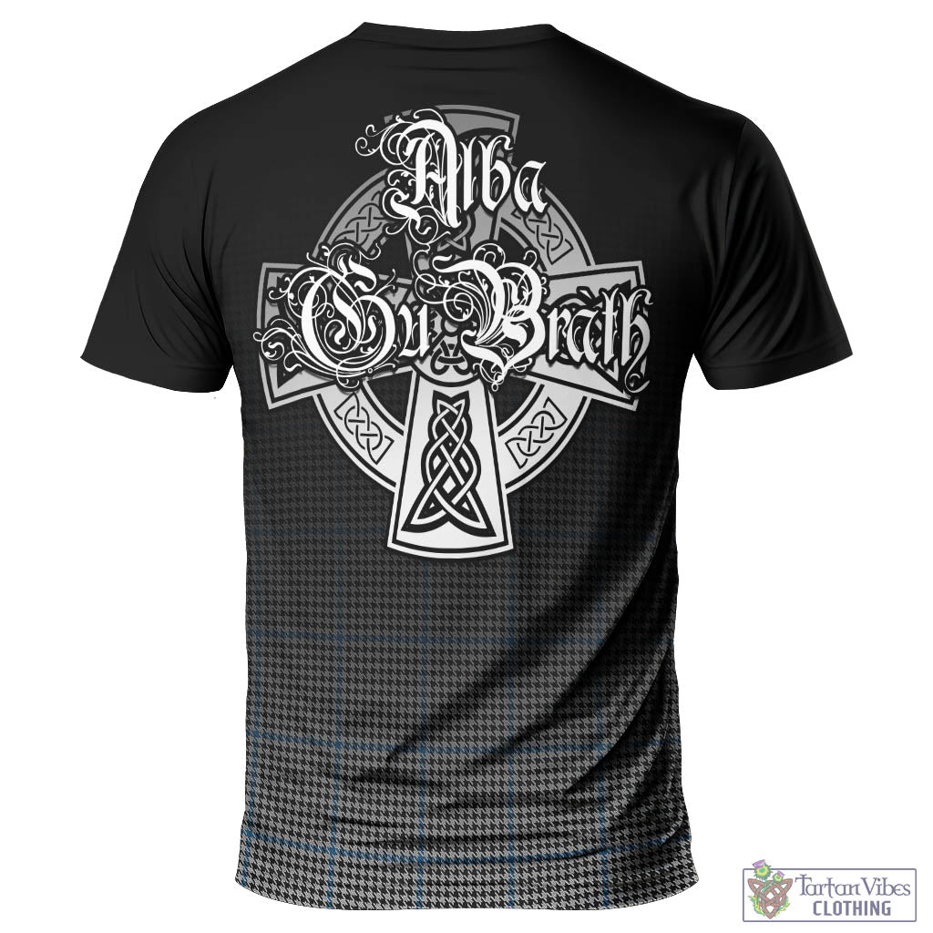 Gladstone Tartan T-Shirt Featuring Alba Gu Brath Family Crest Celtic Inspired - Tartan Vibes Clothing