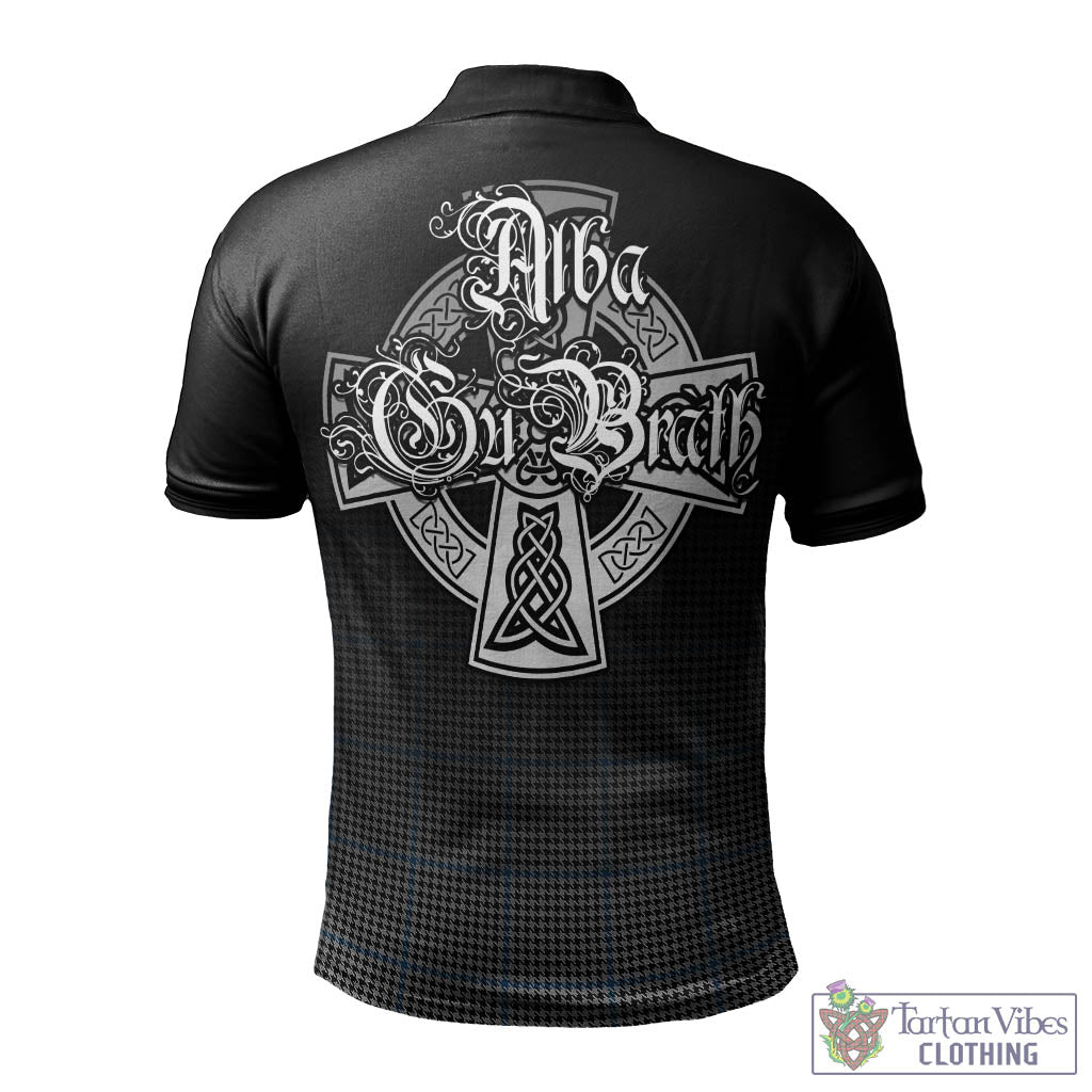 Gladstone Tartan Polo Shirt Featuring Alba Gu Brath Family Crest Celtic Inspired - Tartan Vibes Clothing