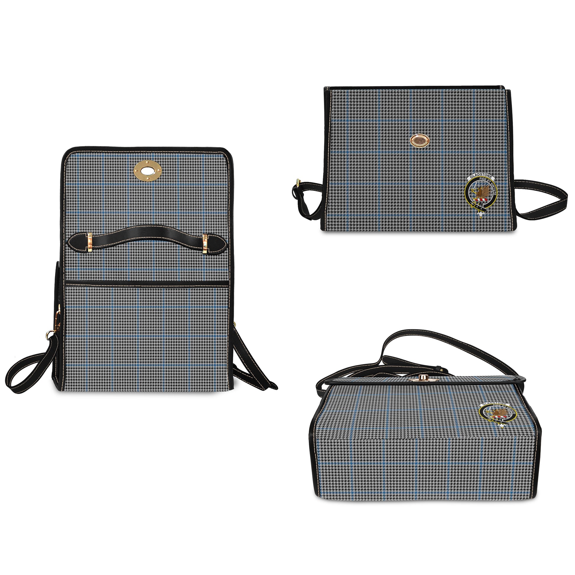 gladstone-tartan-leather-strap-waterproof-canvas-bag-with-family-crest
