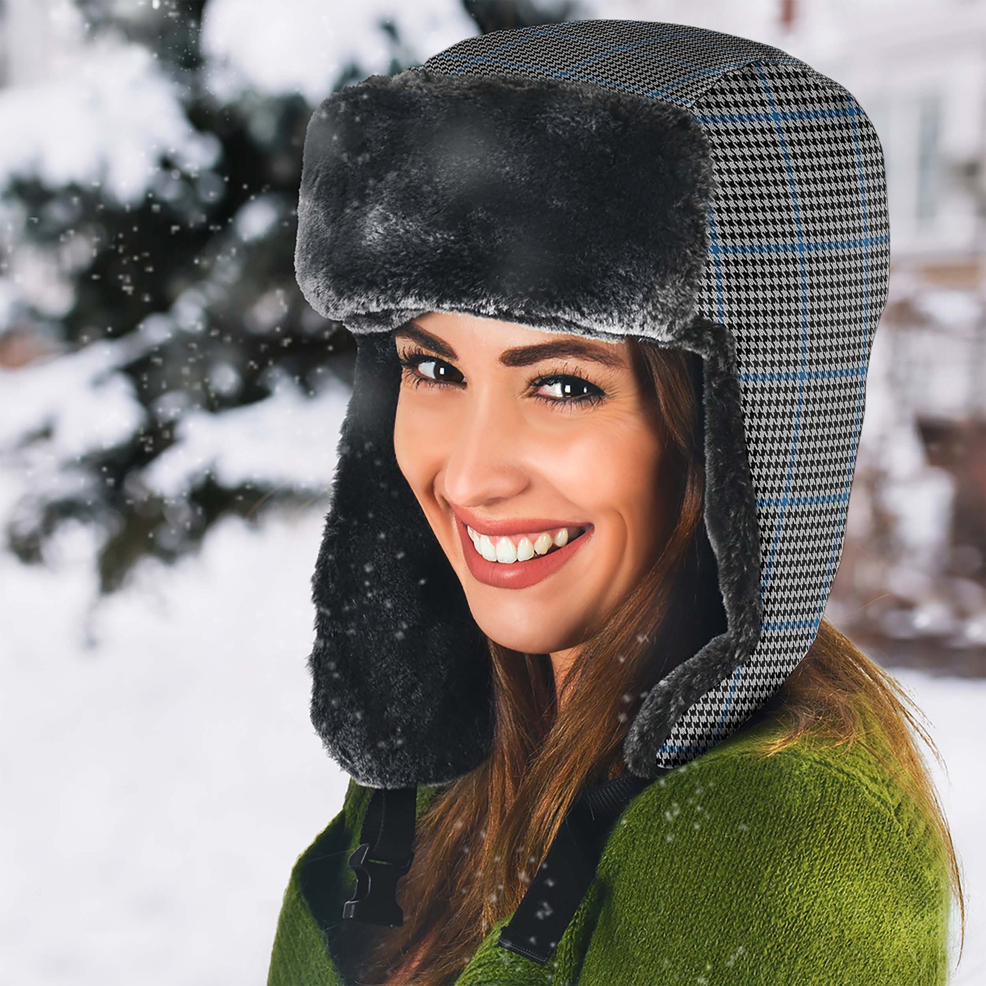 Gladstone Tartan Winter Trapper Hat - Tartan Vibes Clothing