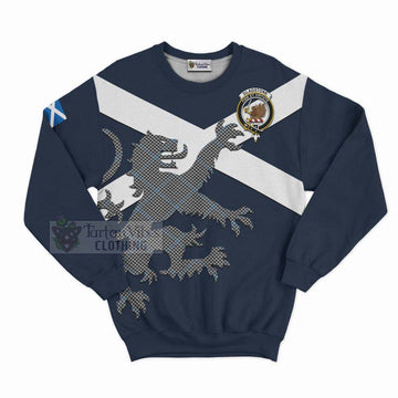 Gladstone (Gladstanes) Tartan Lion Rampant Sweatshirt Proudly Display Your Heritage with Alba Gu Brath and Clan Name Unisex - Tartan Vibes Clothing