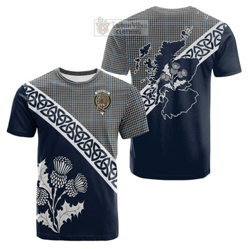 Gladstone (Gladstanes) Tartan Cotton T-shirt Featuring Thistle and Scotland Map Kid's Shirt - Tartan Vibes Clothing