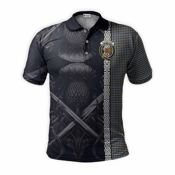 Gladstone (Gladstanes) Tartan Polo Shirt with Family Crest Cross Sword Thistle Celtic Vibes Kid - Tartan Vibes Clothing