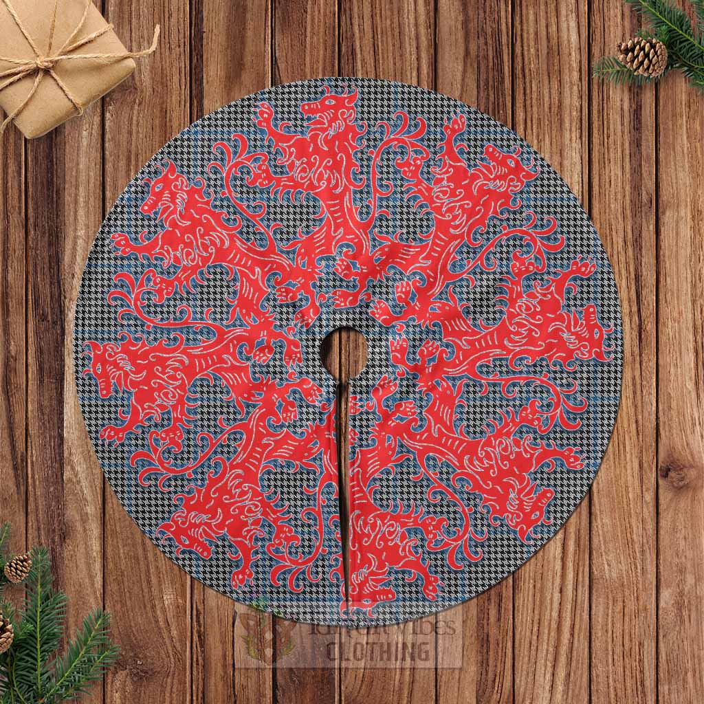 Gladstone (Gladstanes) Tartan Christmas Tree Skirt Lion Rampant Style Casual Tree Skirts - Tartan Vibes Clothing