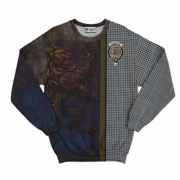 Gladstone (Gladstanes) Tartan Family Crest Sweatshirt Alba Gu Brath Be Brave Lion Ancient Style Unisex - Tartan Vibes Clothing