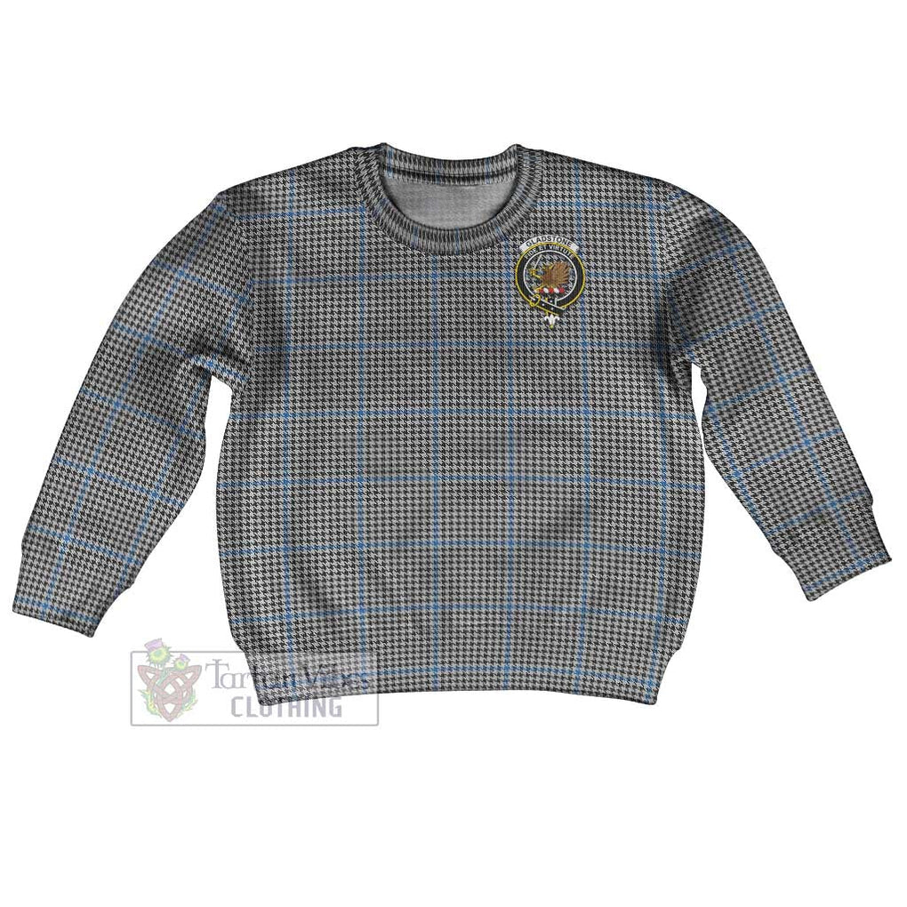 Gladstone (Gladstanes) Tartan Kid Ugly Sweater with Family Crest Kid - Tartan Vibes Clothing