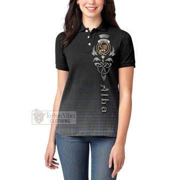 Gladstone (Gladstanes) Tartan Women's Polo Shirt Featuring Alba Gu Brath Family Crest Celtic Inspired - Tartan Vibes Clothing