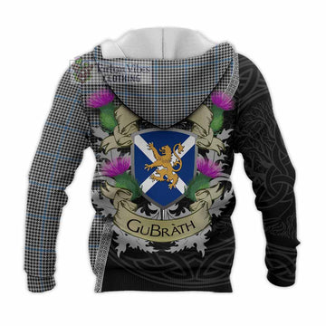 Gladstone (Gladstanes) Tartan Family Crest Knitted Hoodie Lion Rampant Royal Thistle Shield Celtic Inspired - Tartan Vibes Clothing